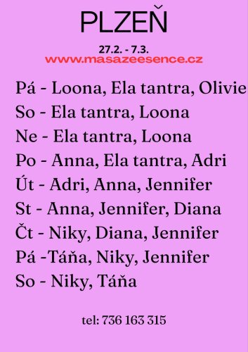 po-út 2.-3.3. Adriana